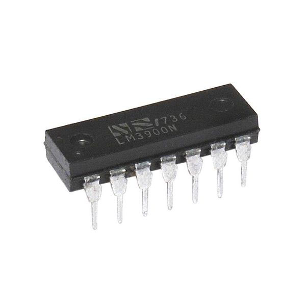 LM3900 Quad Op Amp 14-Pin DIP - Click Image to Close